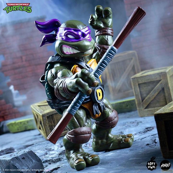 Actual product image Mondo Teenage Mutant Ninja Turtles Soft Vinyl Figure Donatello 25 cm
