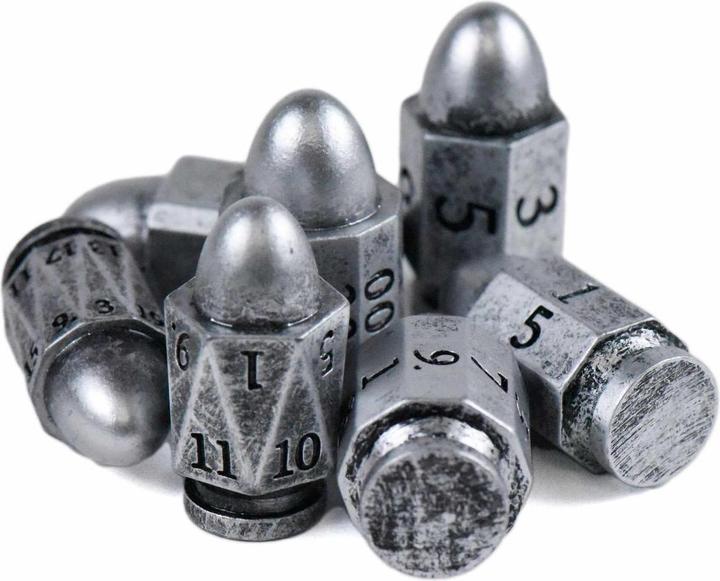Produktbild DnD Dice Silver Bullets Dice Set