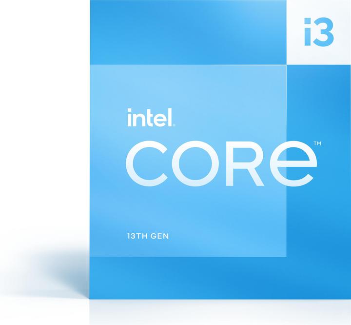 Actual product image Intel CPU i3-13100 4 Cores 4.5GHz LGA1700 (LGA 1700, 3.40 GHz, 4 -Core)