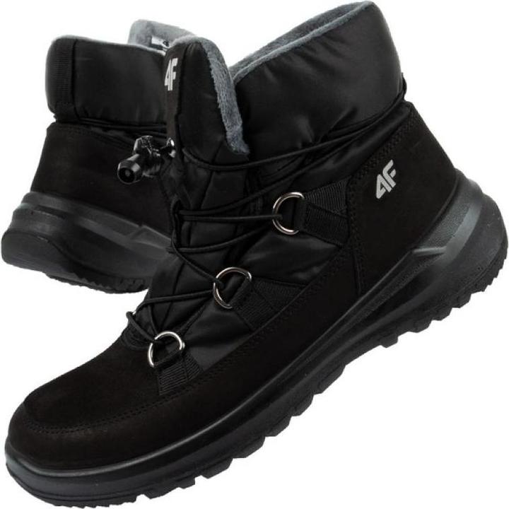 4F Buty zimowe damskie OBDH263 czarne r. 37