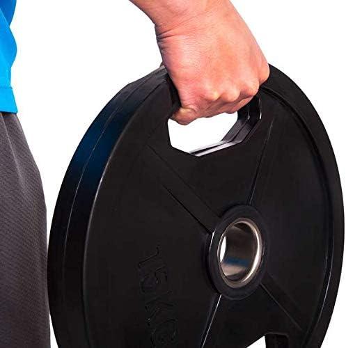 Actual product image C.P.Sports Olympiascheiben mit 0.5 kg Gewicht und Grifflöchern (2 x 0.5 kg)