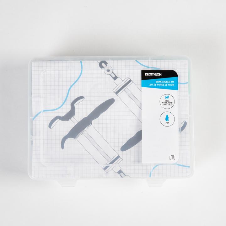 Actual product image Decathlon Dot brake bleeding kit