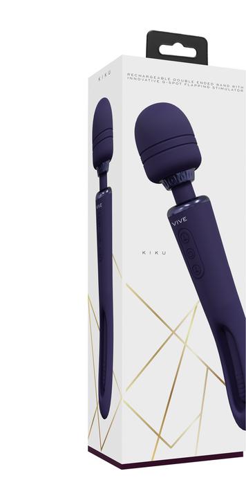 Produktbild Shots Kiku - Rechargeable Double Ended Wand with Innovative G-Spot Flapping Stimulator
