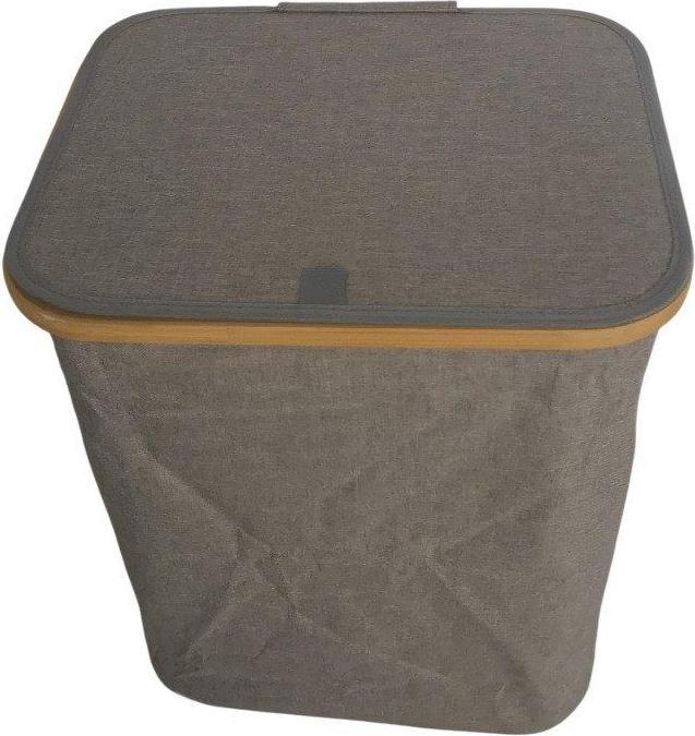Actual product image Domoletti BASKET STORAGE FOLDABLE 40X33X50CM GREY (33 cm, 55 l)