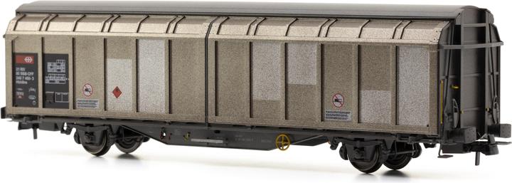 Image du produit Hobbytrain SBB-CFF 2-achsiger Schiebewandwagen Hbbillns 455-3 mit Alterungsspuren Ep. VI (Piste H0)