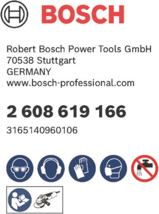 Produktbild Bosch Professional Zubehör X-LOCK Fiberschleifscheibe, Ø115 mm, K 36, R444, Expert for Metal, 1 Stk. (36)