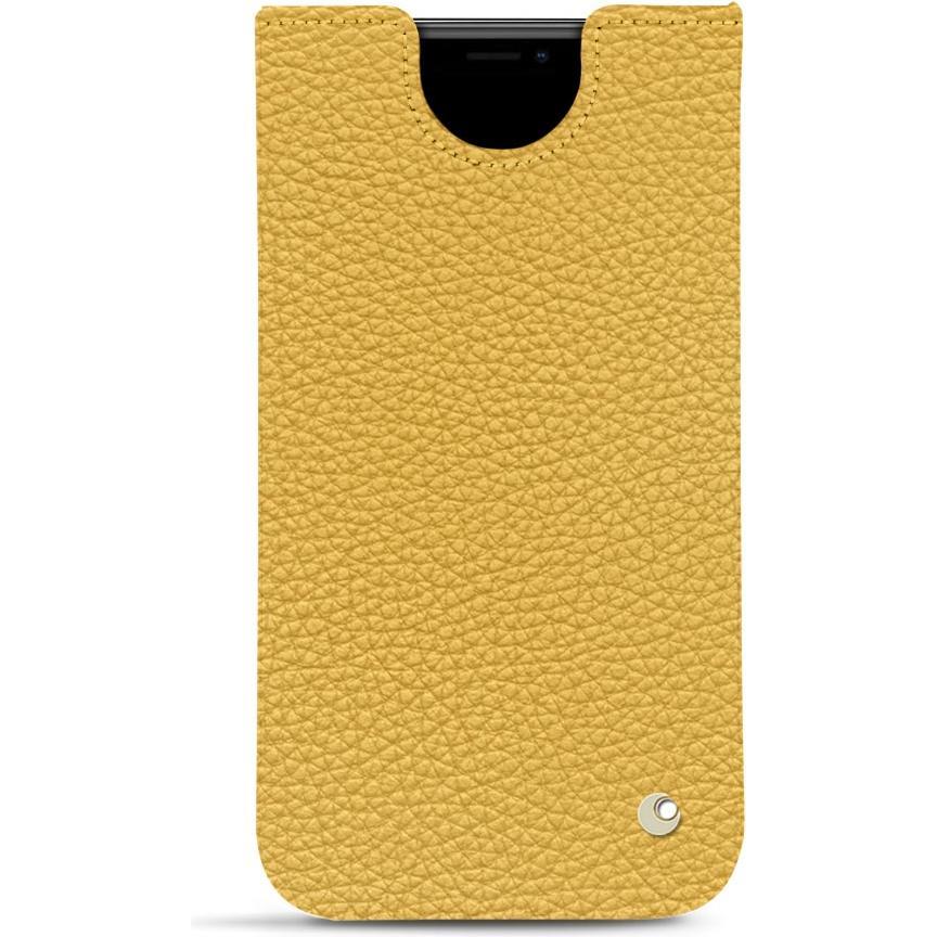 Noreve Lederschutzhülle (Apple iPhone 11 Pro Max), Smartphone Hülle, Orange