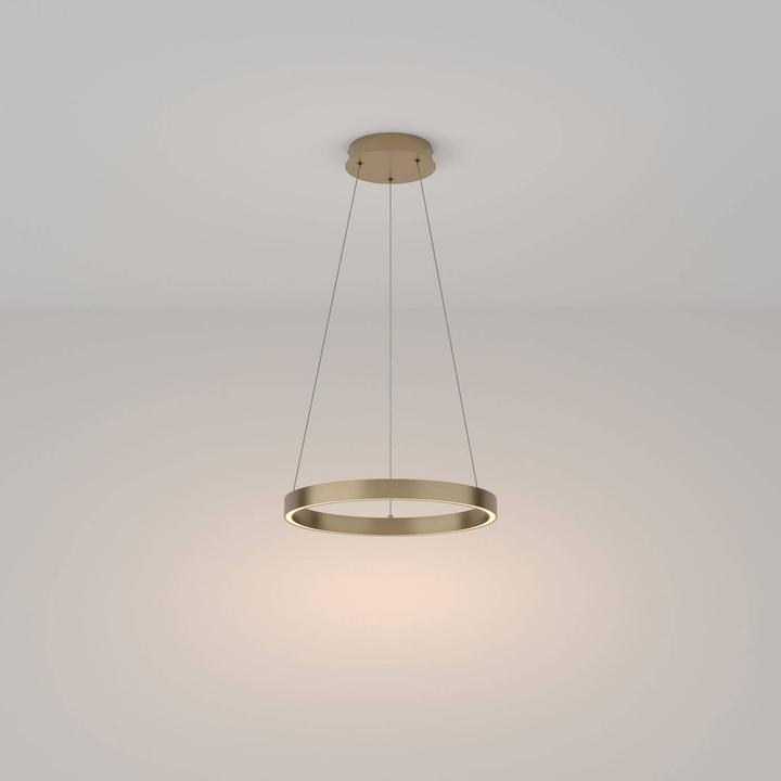 Produktbild Maytoni Rim LED Pendelleuchte, Hängeleuchte 25W Messing 85Ra Warmweiss (1200 lm)
