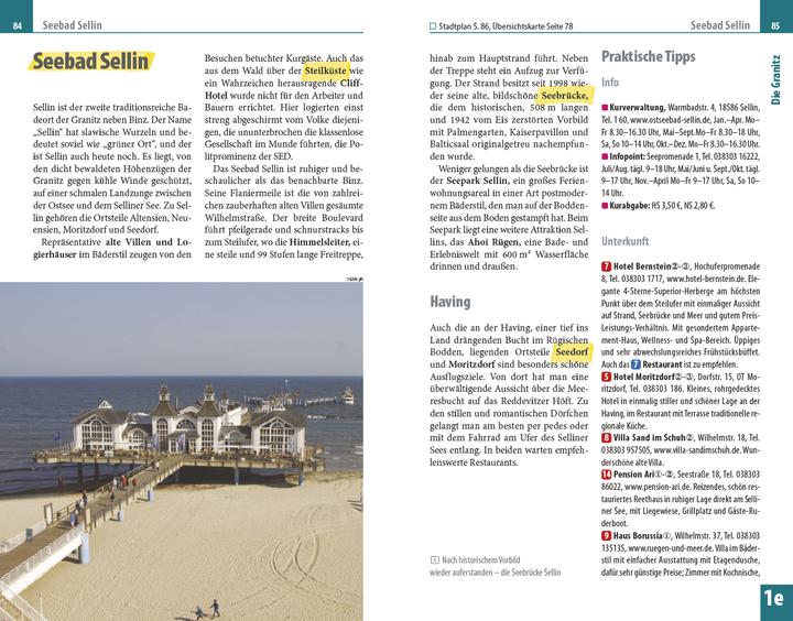 Produktbild Reiseführer Rügen, Hiddensee, Stralsund (Deutsch, Peter Höh, 2023)