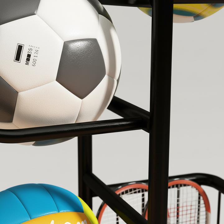 Actual product image Relaxdays ball rack