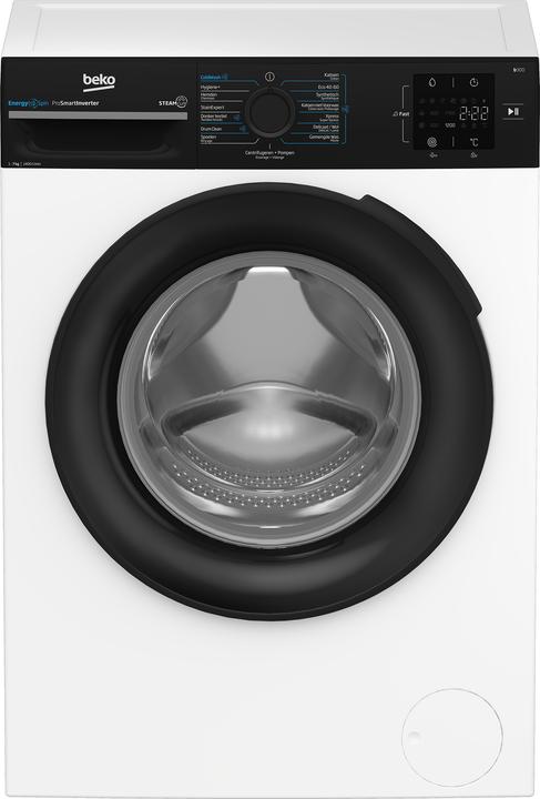 Produktbild Beko BM3WFU3741B1 - EnergySpin - 7 kg wasmachine (7 kg, Links)