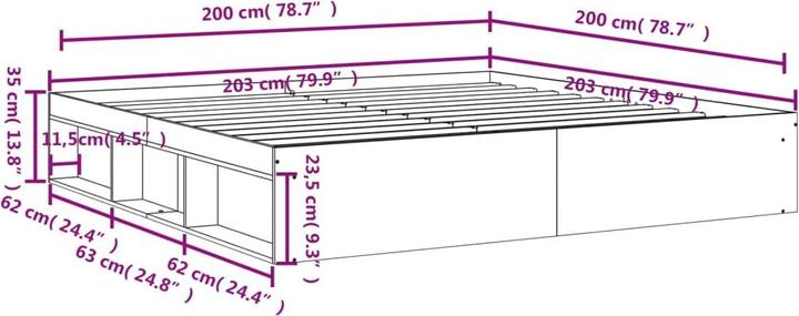 Actual product image VidaXL Honour (200 x 200 cm)