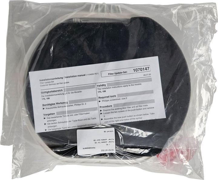 Produktbild V-Zug Filter - Unimatic Trockner