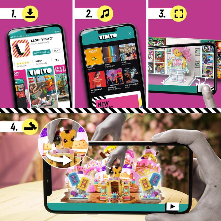 Productafbeelding LEGO Snoepkasteel Stadium (43111, LEGO Vidiyo)