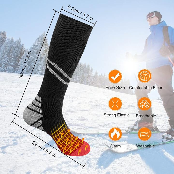 Immagine prodotto Fotflace Calze riscaldate con batteria ricaricabile da 4200mAh