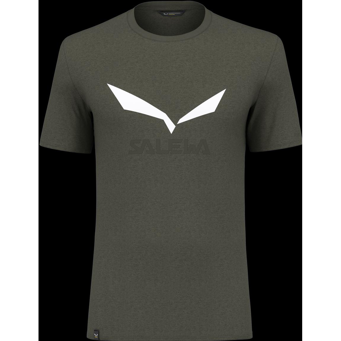 Salewa, Herren, Funktionsshirt, Solidlogo Dri-Release T-Shirt (44), Grün, 44