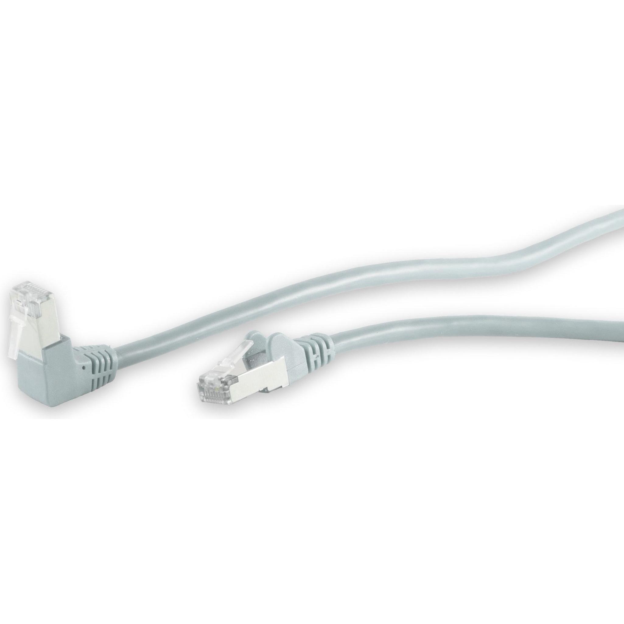 Thumbnail - Shiverpeaks S/CONN maximum connectivity Netzwerkkabel-Patchkabel, cat 6, S/FTP, PIMF, Winkel-gerade, 15,0m (S/FTP, CAT6,...