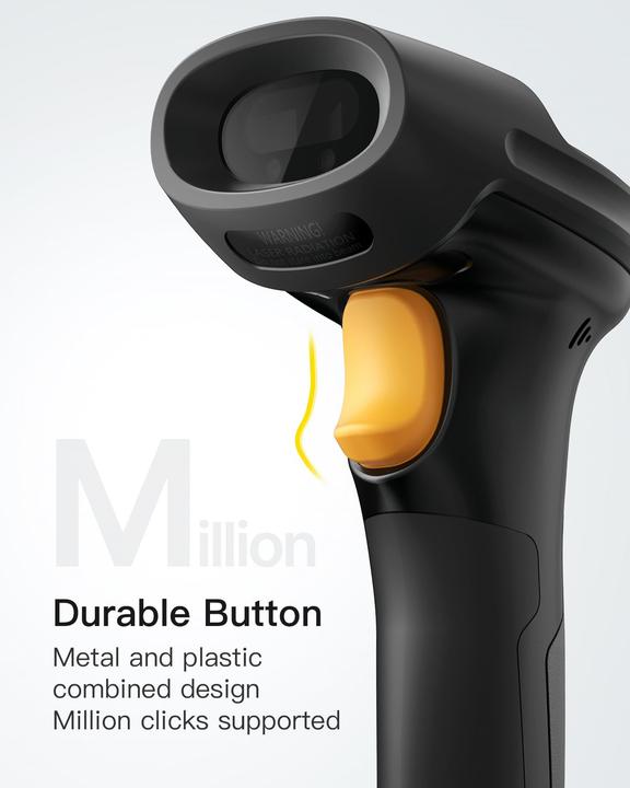 Actual product image Inateck Barcodescanner 60 black/green (BCST-60 black/green) (1D barcodes)