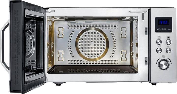 Image du produit Severin Microwave w/ceramic plate 900 watts 25 l - Steel (29070) (25 l)