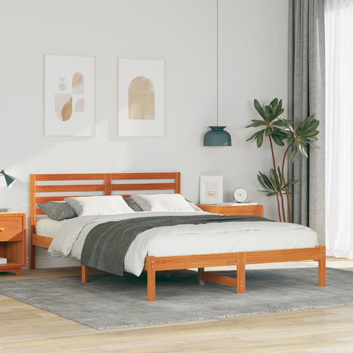 Image du produit vidaXL Plattformbettgestell (140 x 210 cm)