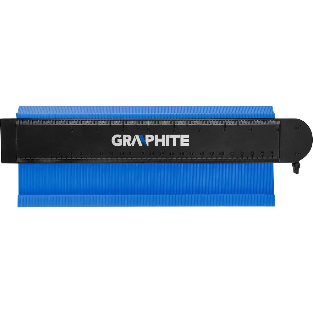 Graphite GRAPHIT Schablone zur Darstellung von Formen 250 mm (55H226)