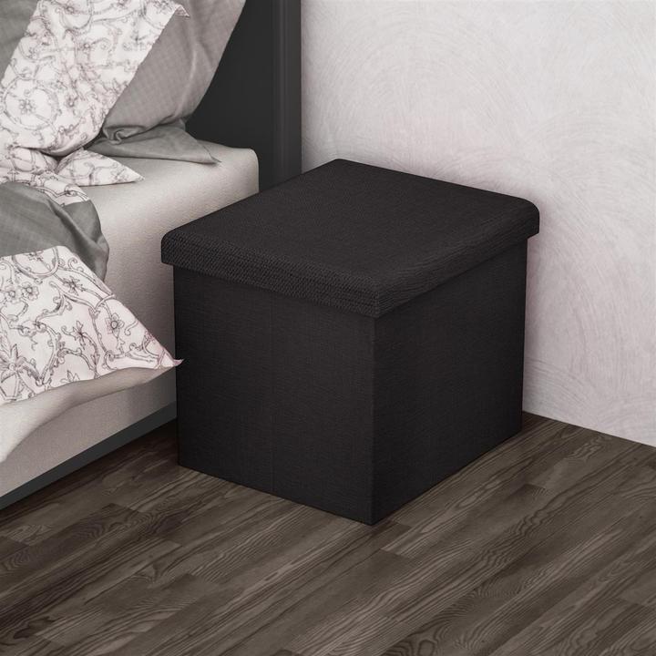 Produktbild Intirilife Sitzwürfel DIAMANT SCHWARZ