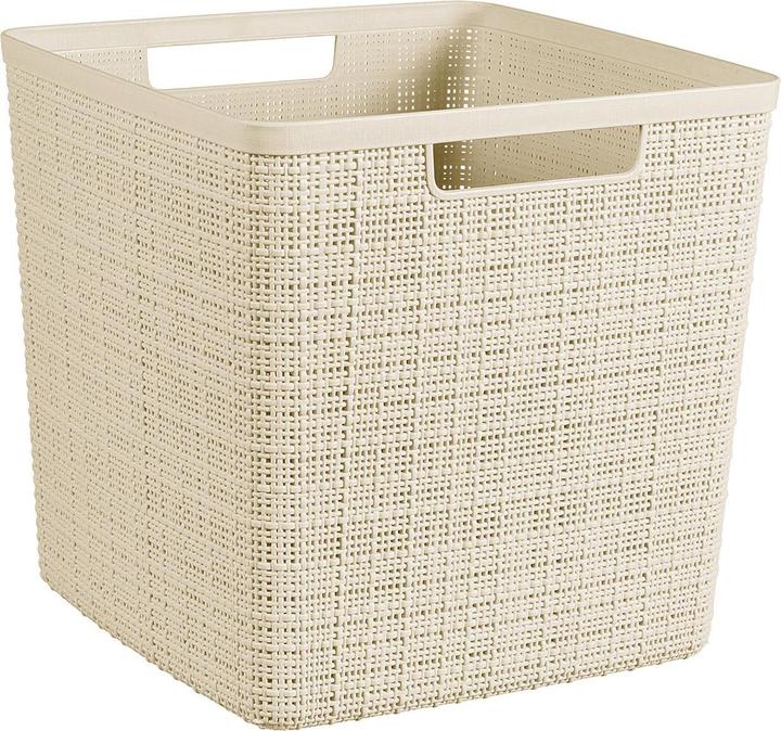 Curver Basket Jute Cube 17l (1 x, 27 x 27 x 27 cm)