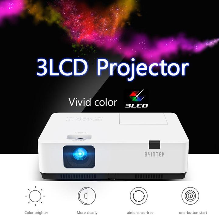 Image du produit Byintek K201 Projector (XGA, 3500 lm, 1.48 - 1.78:1)