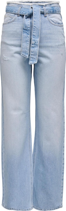 Immagine prodotto Only ONLMADDIE Hohe Taille Weiter Beinschnitt Jeans Straight-Fit jeans (W28/L30)