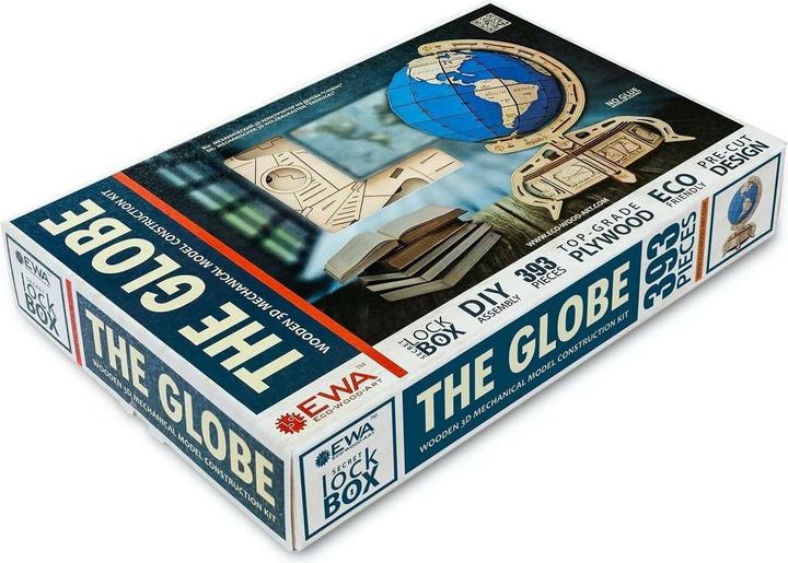 Produktbild Eco Wood Art Globus - 3D Holzbausatz