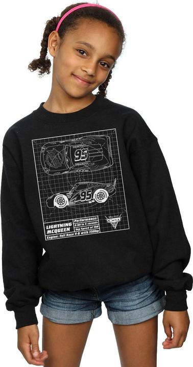 Image du produit Disney - Sweat CARS LIGHTNING MCQUEEN BLUEPRINT - Fille (116)