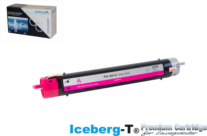 Actual product image Iceberg-T Toner Xerox Phaser 6350 10'000 pages, magenta (M)
