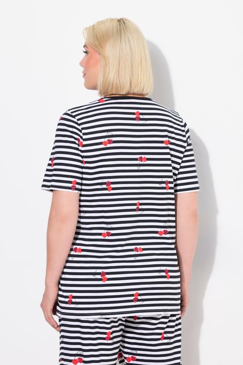 Produktbild Ulla Popken Pyjamashirt, Herzen, Halbarm (58)