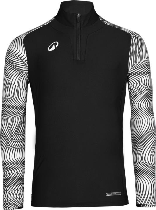 Produktbild Kipsta Fussball Sweatshirt 1/2 Zip - Viralto Wavy Club schwarz/weiss (L)