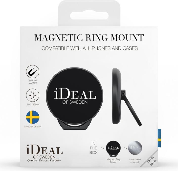Actual product image iDeal Of Sweden Magnetic Ring Mount Black