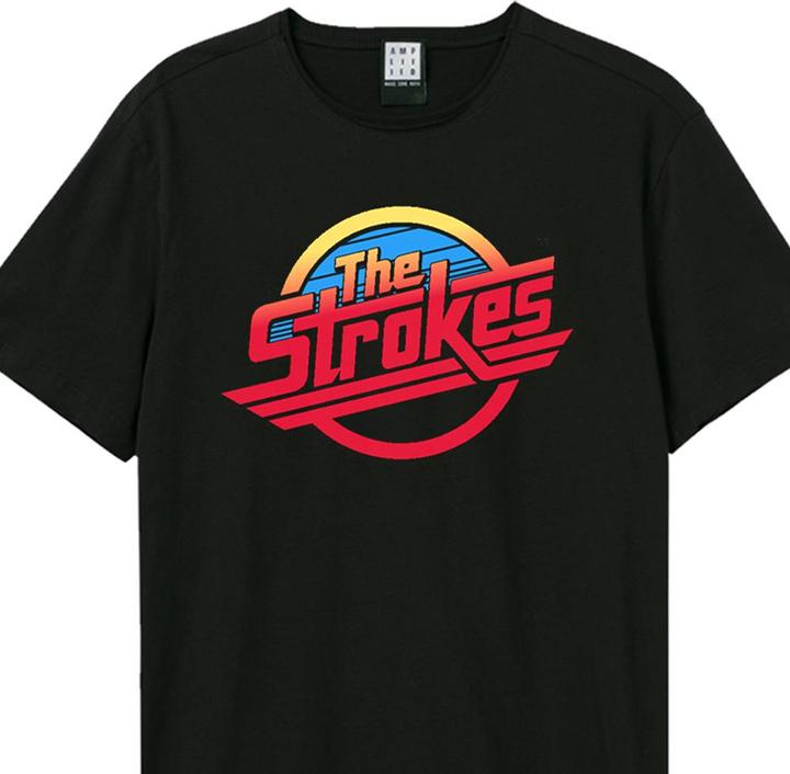 Actual product image Amplified Unisex Adult La Surf The Strokes Logo T-Shirt (XXL)