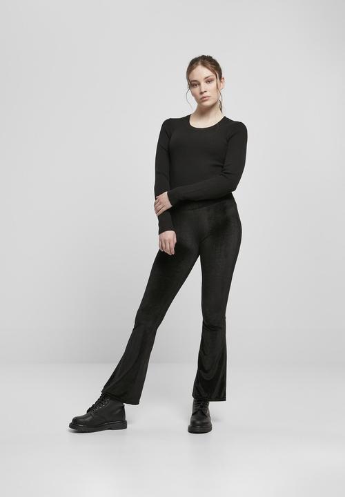 Immagine prodotto Urban Classics Leggings vellutati a vita alta da donna (XS)