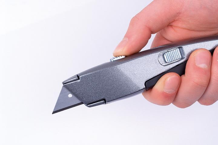 Produktbild wolfcraft 1 Trapezklingen-Messer einziehb. Klinge (Cutter)