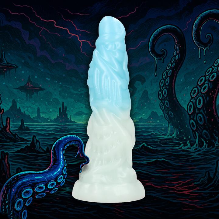 Produktbild Ouch! Vein Master - Silicone Dildo - Blue/White