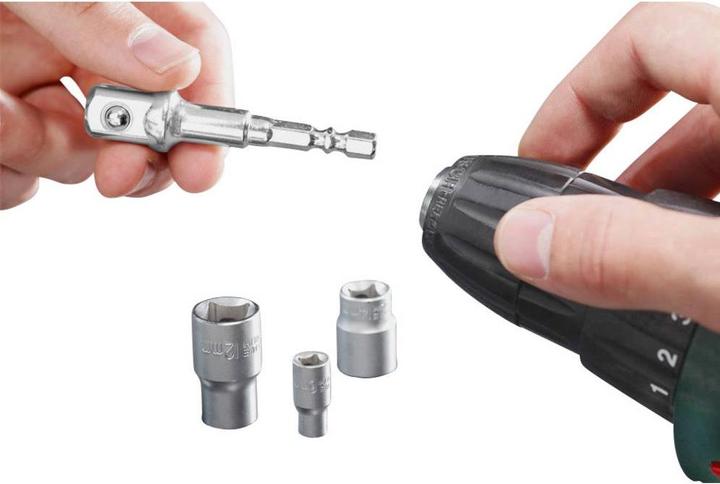 Actual product image kwb Adapter set 1/4", 3/8", 1/2