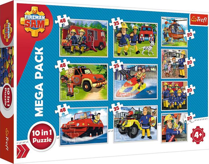 Immagine prodotto Trefl 10in1 Pompiere Sam - Squadra di soccorso (48 pezzi)