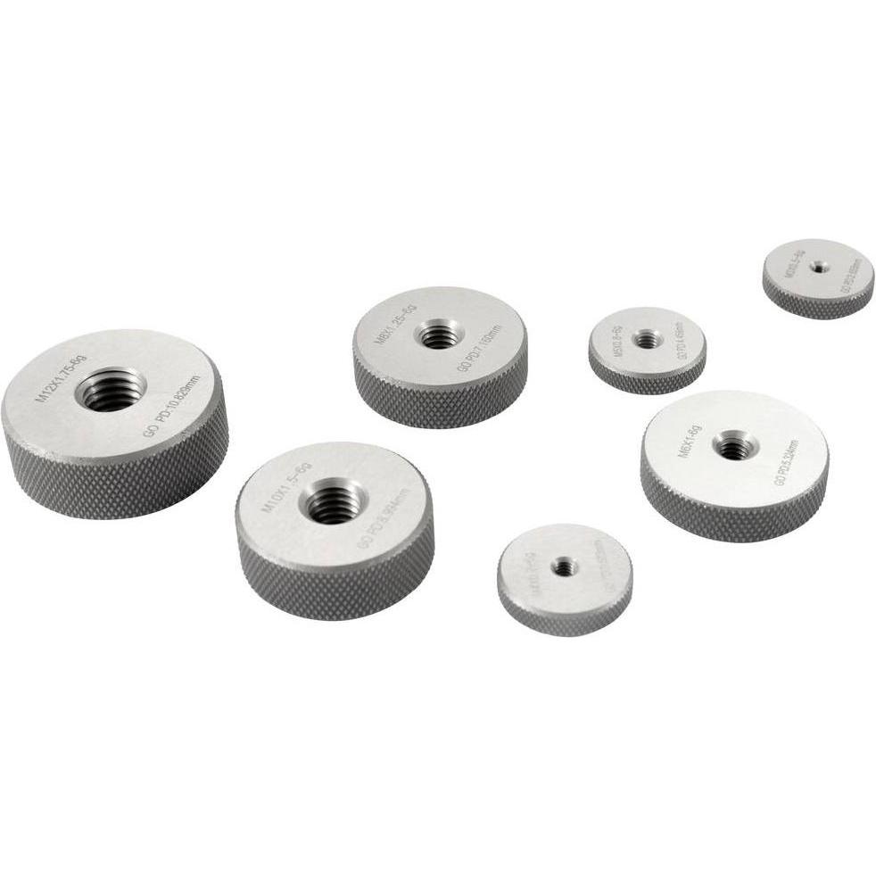 Dasqua, Messlehre, 6311-3205 7-teiliges Gewindelehren-Set, Go-Ringlehre