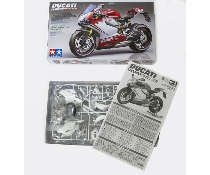 Actual product image Tamiya Motorcycle model 1:12 Ducati 1199 Panigale S Tricolore