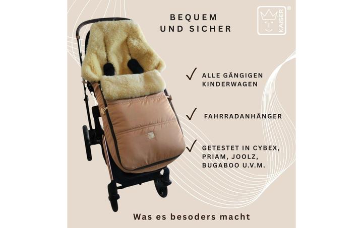 Image du produit Kaiser Baby Kaiser Lammfell Fusssack Dublas 2.0, sand