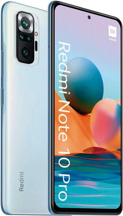 Produktbild Xiaomi Redmi Note 10 Pro (64 GB, Glacier Blue, 6.67", Dual SIM, 4G)