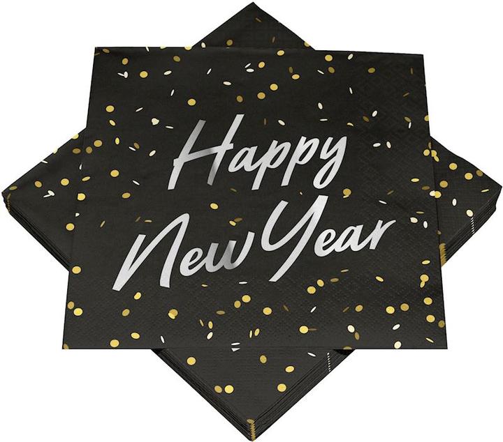 Widmann Servietten Happy New Year:2 (20x, 33 x 33 cm)