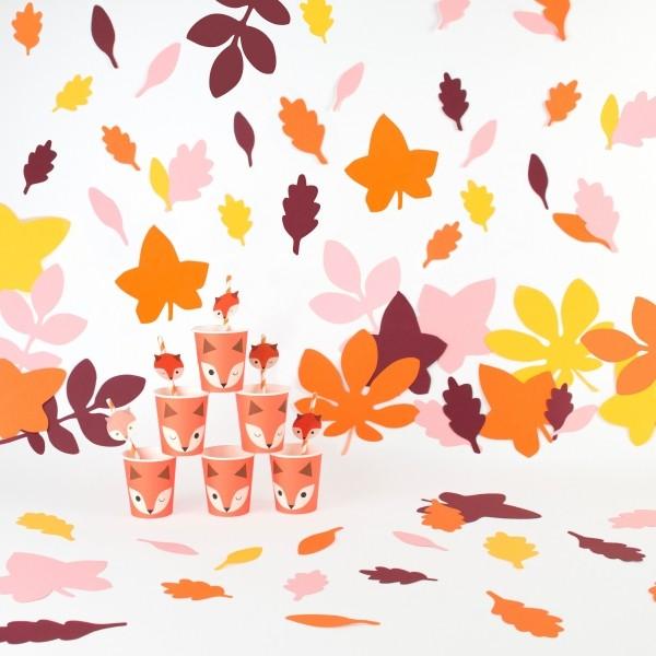 Actual product image My Little Day Paper decoration leaves, autumn (8 pcs.)