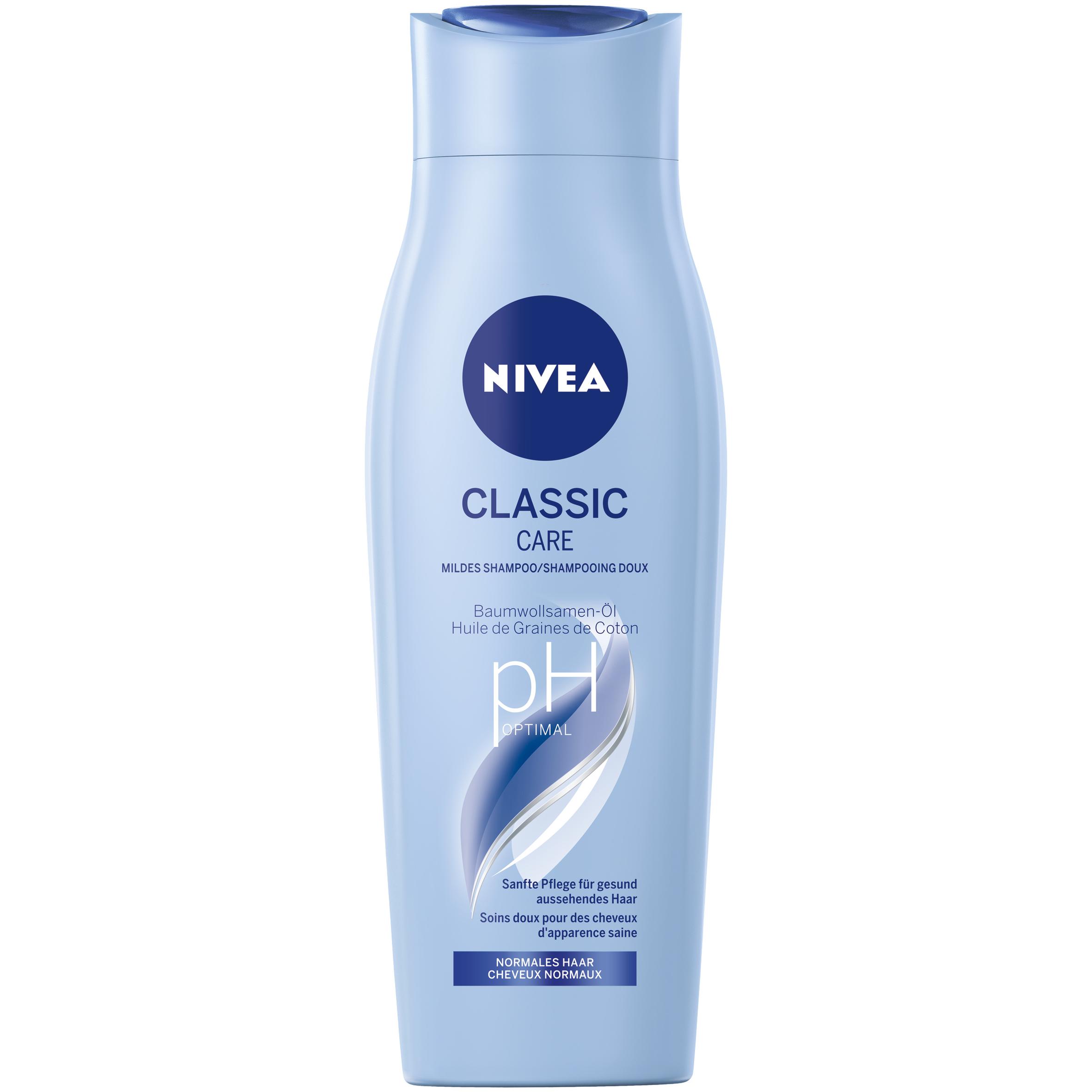 NIVEA, Shampoo, Classic Care pH-Optimal (250 ml, Shampoo liquido)