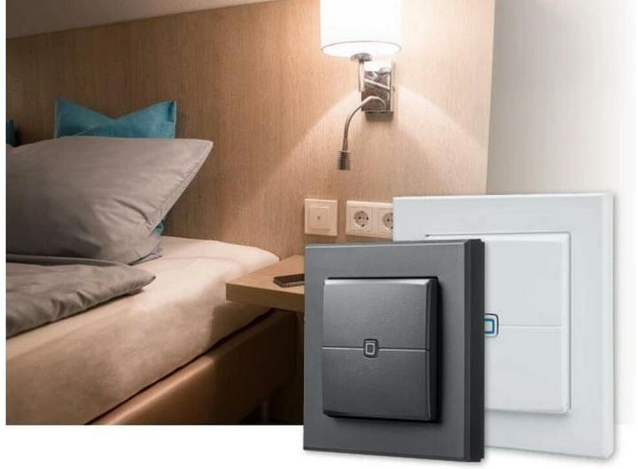 Actual product image Homematic IP HmIP Wandtaster 2-fach HmIP-WRC2-2