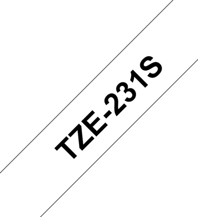Immagine prodotto Brother TZe-231S (1.20 cm, Nero, Bianco)